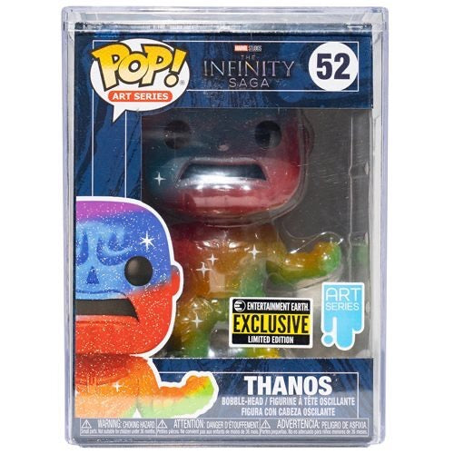 Funko Thanos #52 Art Series Entertainment Earth Exclusive with Hard Case Sealed