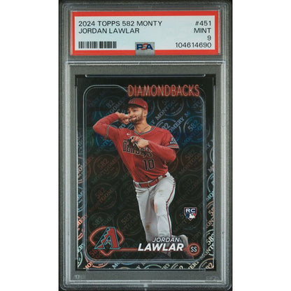 2024 TOPPS 582 MONTGOMERY SET 451 JORDAN LAWLAR