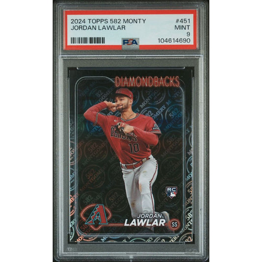 2024 TOPPS 582 MONTGOMERY SET 451 JORDAN LAWLAR