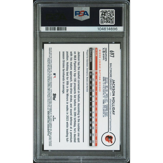 2024 TOPPS COMPLETE SET 697 JACKSON HOLLIDAY