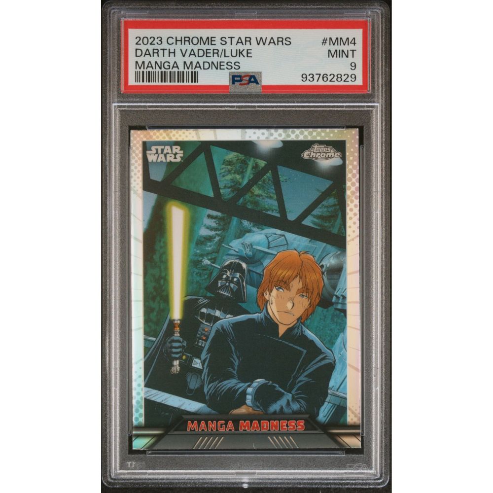 2023 TOPPS CHROME STAR WARS MANGA MADNESS MM4 DARTH VADER/LUKE