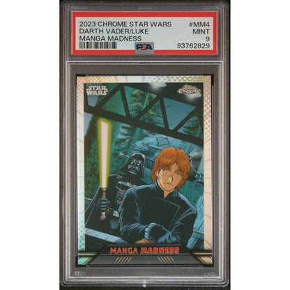 2023 TOPPS CHROME STAR WARS MANGA MADNESS MM4 DARTH VADER/LUKE